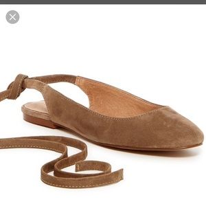 Madewell April ankle-wrap flat